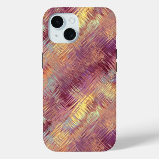 ルビーレッド液体パターン Case-Mate iPhoneケース (裏面)
