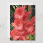 ルビーレッド40周年結婚招待状 (裏面)