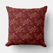 ルビーレッド40周年結婚母とパパ クッション (正面)