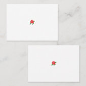 ルビーレッド、バラマダーカーギル戦争記念碑 プレイスカード (正面/裏面)