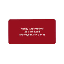 ルビーレッド ラベル