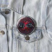 ルビーレッドHMAアルビオンボタン 缶バッジ (インサイチュ)