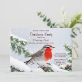 ルビーロビンのクリスマスパーティー ホリデーの招待状 招待状 (スタンド正面)