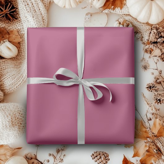 ルビーワインの無地の色 |クラシック |エレガント | ラッピングペーパー