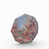 ルビー冠のケレット鳥 フォトブロック (左)