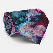 ルビー及びサファイアクリスタルジオード抽象芸術 ネクタイ (ロール)