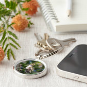 ルビー喉ハミングバードキーチェーン#4Q7A5304 キーホルダー (側面)