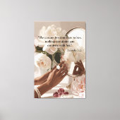 「ルビー大切よりも多い」 キャンバスプリント (正面)