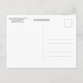 ルビー宝石。ジュエリー。40周年結婚記念日 ポストカード (裏面)