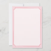 ルビー宝石。ジュエリー.40結婚周年 招待状 (裏面)