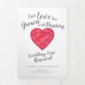 ルビー水彩母音再結婚生計画 三つ折りプログラム (カバー)