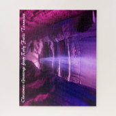 ルビー滝テネシー。クリスマスの挨拶 ジグソーパズル (縦)