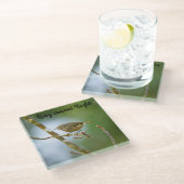 ルビー王冠 ガラスコースター (アングル)