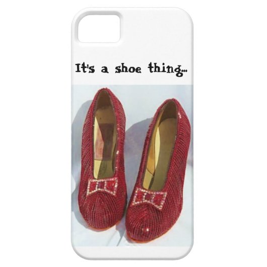 ルビー色のスリッパの携帯電話の箱 Case-Mate iPhoneケース (裏面)