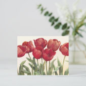 ルビー色のチューリップ ポストカード (スタンド正面)