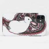 ルビー色のバニーの携帯電話カバー Case-Mate iPhoneケース (裏面(横))