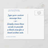 ルビー色の厳格な眺めの郵便はがき 案内ポストカード (裏面)