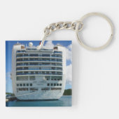 ルビー色の厳格な眺め キーホルダー (裏面)