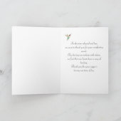 ルビー色の喉を持つハミングバードに希望を託して カード (内部)