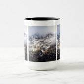 ルビー色山のぎざぎざ マグカップ (中央)