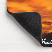 ルビー色山、ネバダ マウスパッド (コーナー)