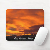 ルビー色山、ネバダ マウスパッド (マウス)