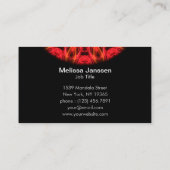 ルビー色愛-曼荼羅 名刺 (裏面)