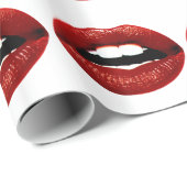 ルビー赤い唇 ラッピングペーパー (ロールコーナー)