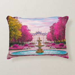 ルビー開花リトリートボタニカルファウンテン アクセントクッション