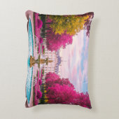 ルビー開花リトリートボタニカルファウンテン アクセントクッション (裏面(縦))