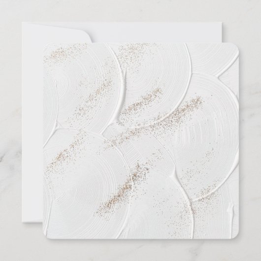 ルビー40周年結婚記念日カスタムタイポグラフィー 招待状 (裏面)