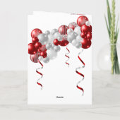 ルビー40周年記念おめでとうございます カード (裏面)