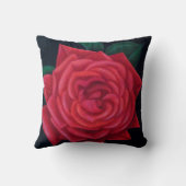 ルビー40周年記念結婚レッドローズ クッション (裏面)