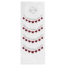 ルビー40周年記念結婚ワイン抱き枕 ワインギフトバッグ