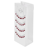 ルビー40周年記念結婚ワイン抱き枕 ワインギフトバッグ (正面アングル)