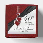 ルビー40結婚周年 フェイバーボックス (上部)