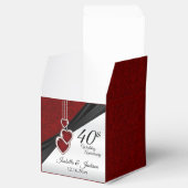 ルビー40結婚周年 フェイバーボックス (オープン)