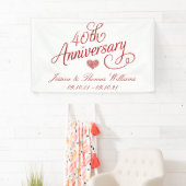 ルビー40結婚周年 横断幕 (インサイチュ)