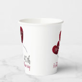 ルビー40結婚周年 紙コップ (左)