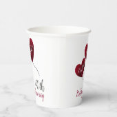 ルビー40結婚周年 紙コップ (右)