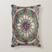 ルビー、アメジスト、サファイア、パールマンダラ アクセントクッション (正面(垂直))
