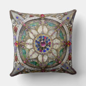 ルビー、アメジスト、サファイア、パールマンダラ クッション (裏面)