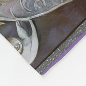 ルビー、アメジスト、サファイア、パールマンダラ フリースブランケット (角)