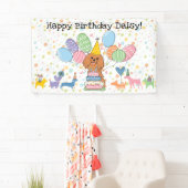 ルビー キャバリア キング チャールズ スパニエル 誕生日 横断幕 (インサイチュ)
