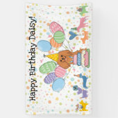 ルビー キャバリア キング チャールズ スパニエル 誕生日 横断幕 (縦)