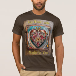 ルビー・ザクロ・ハート・スチームパンクシリーズ Tシャツ