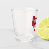 ルビー ショットグラス (左)