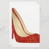 ルビー・スリッパ 便箋 (正面/裏面)