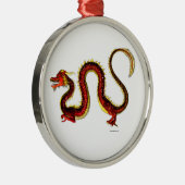 ルビー・ドラゴン メタルオーナメント (右)