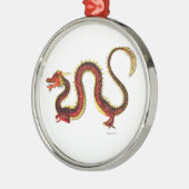 ルビー・ドラゴン メタルオーナメント (左)